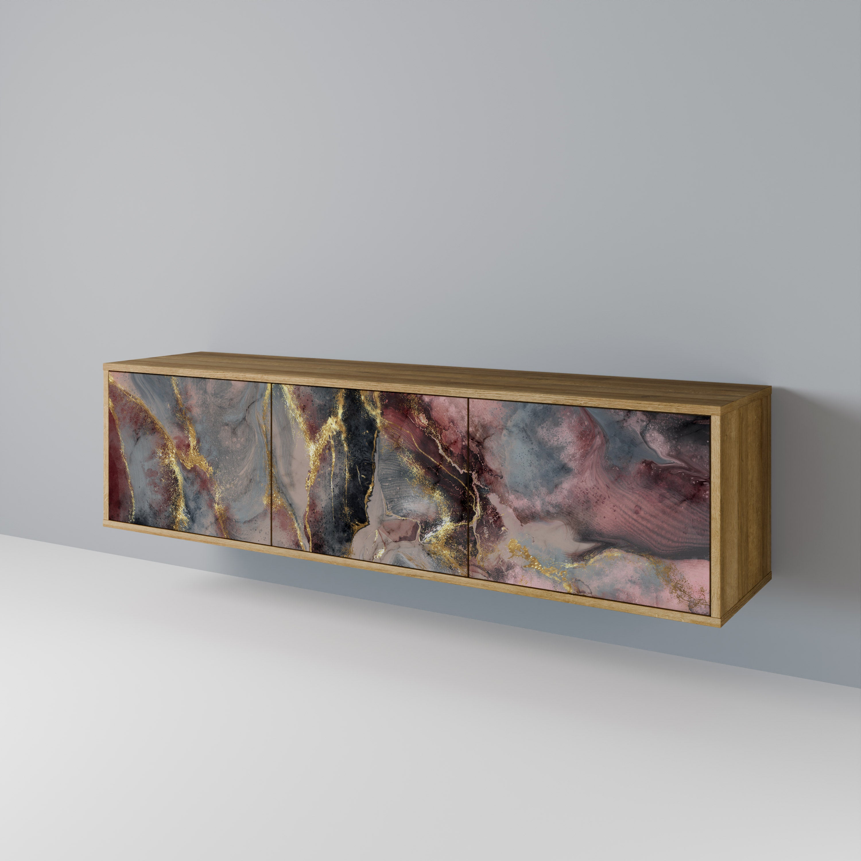 GOLDEN TIDES 3-Door TV Cabinet