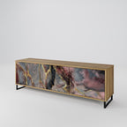 GOLDEN TIDES TV-Lowboard mit 3 Türen in Eiche-Optik