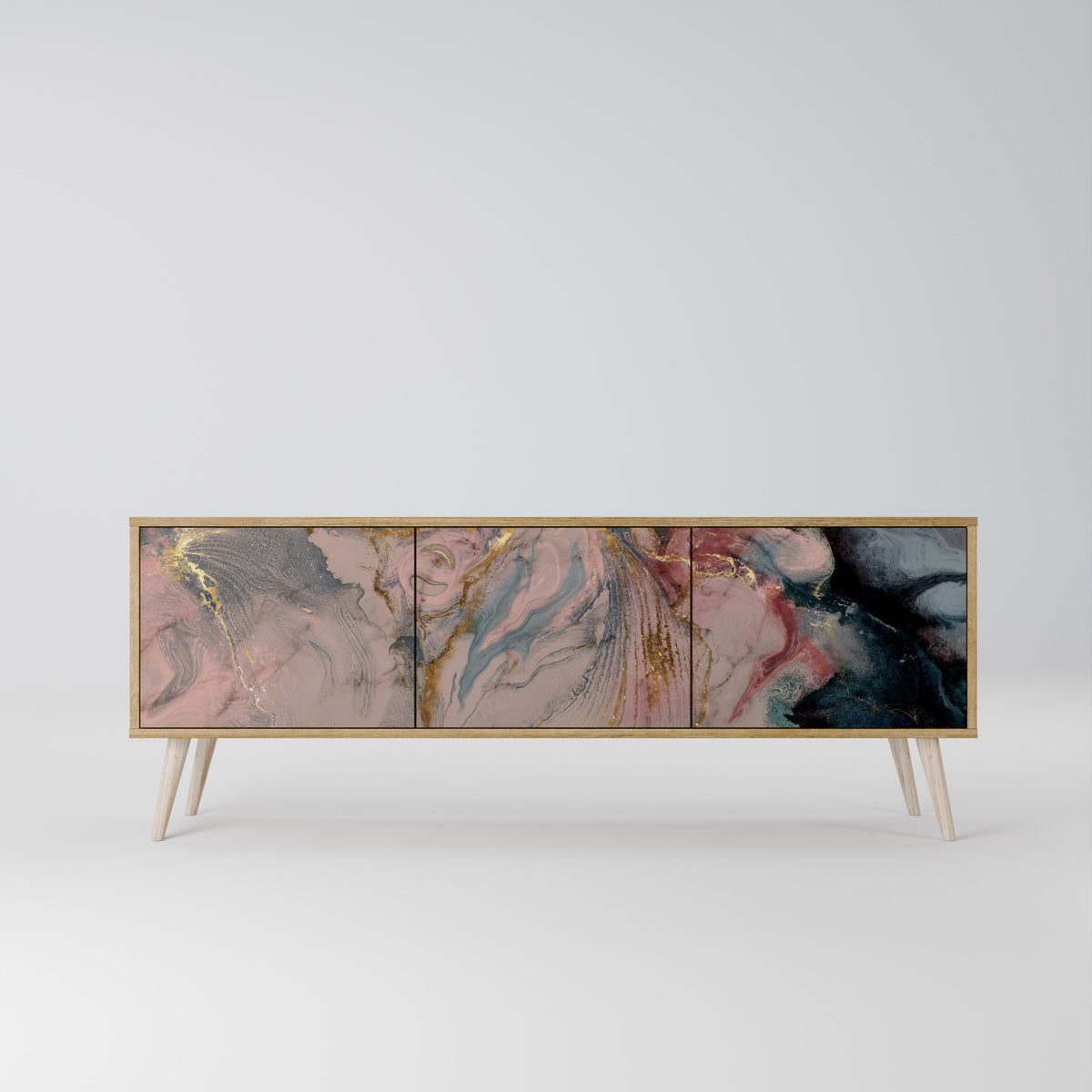 GILDED SWIRLS 3-türiges TV-Lowboard