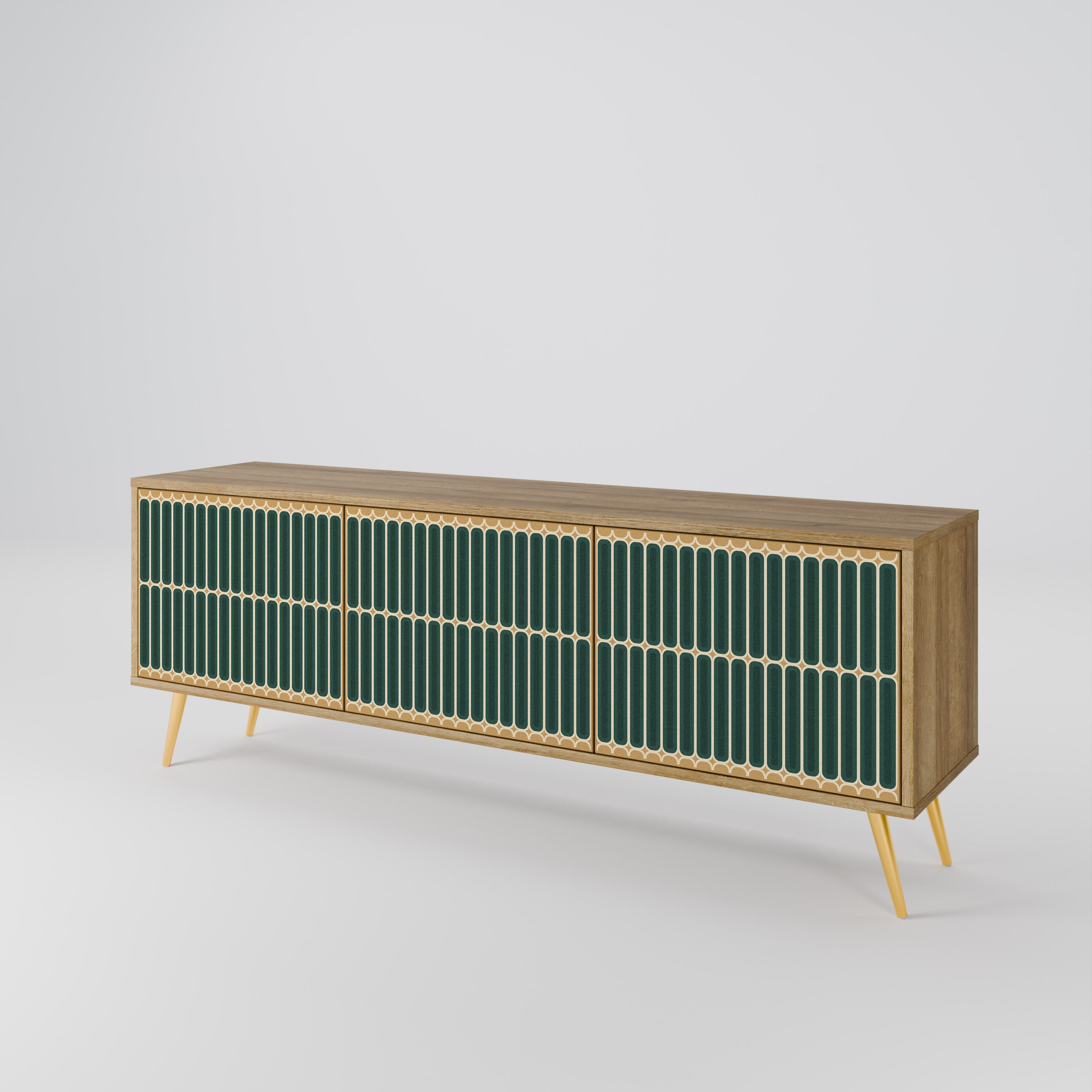ILUSION GATE 3-Door TV Cabinet