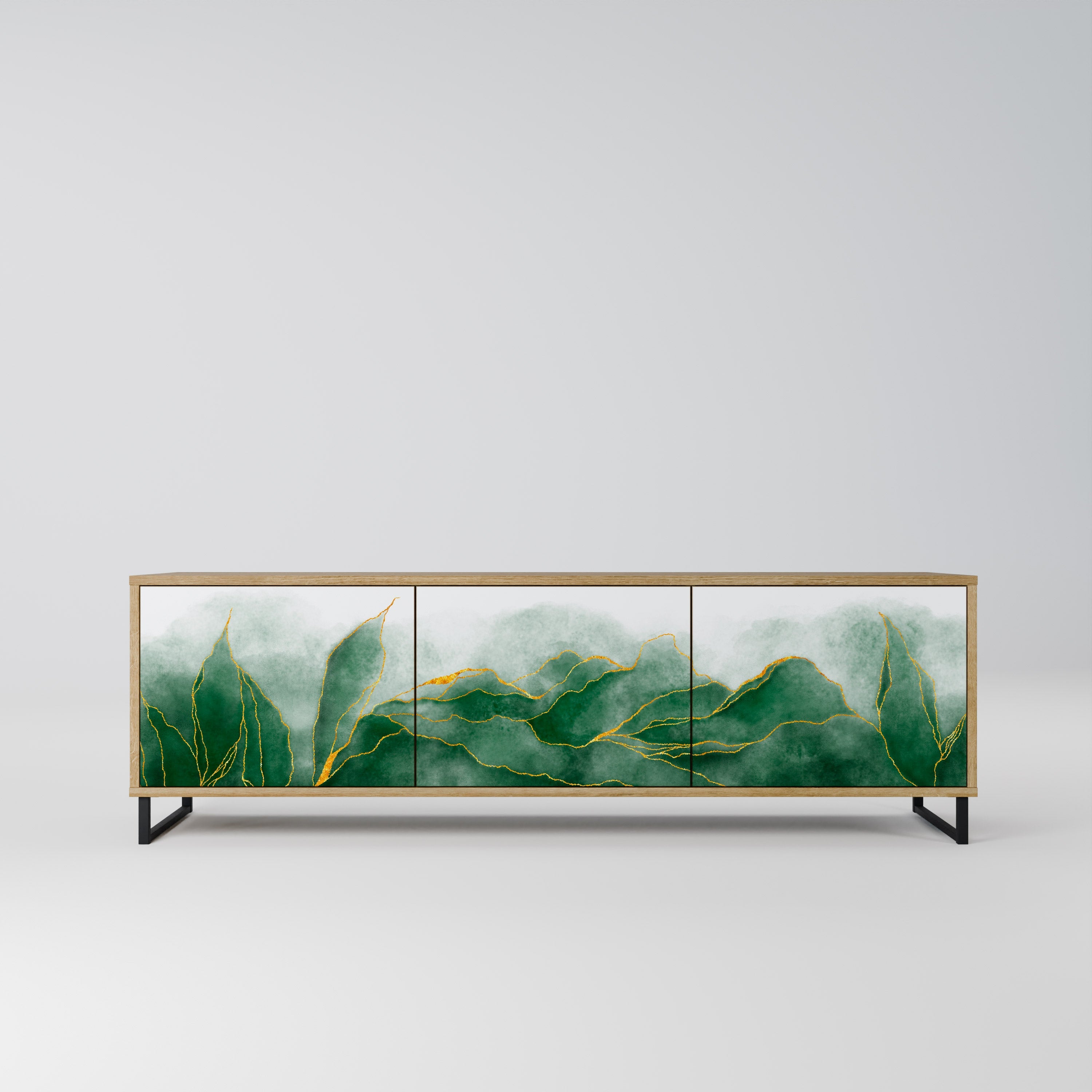 EXPENSIVE NATURE TV-Lowboard mit 3 Türen in Eiche-Optik