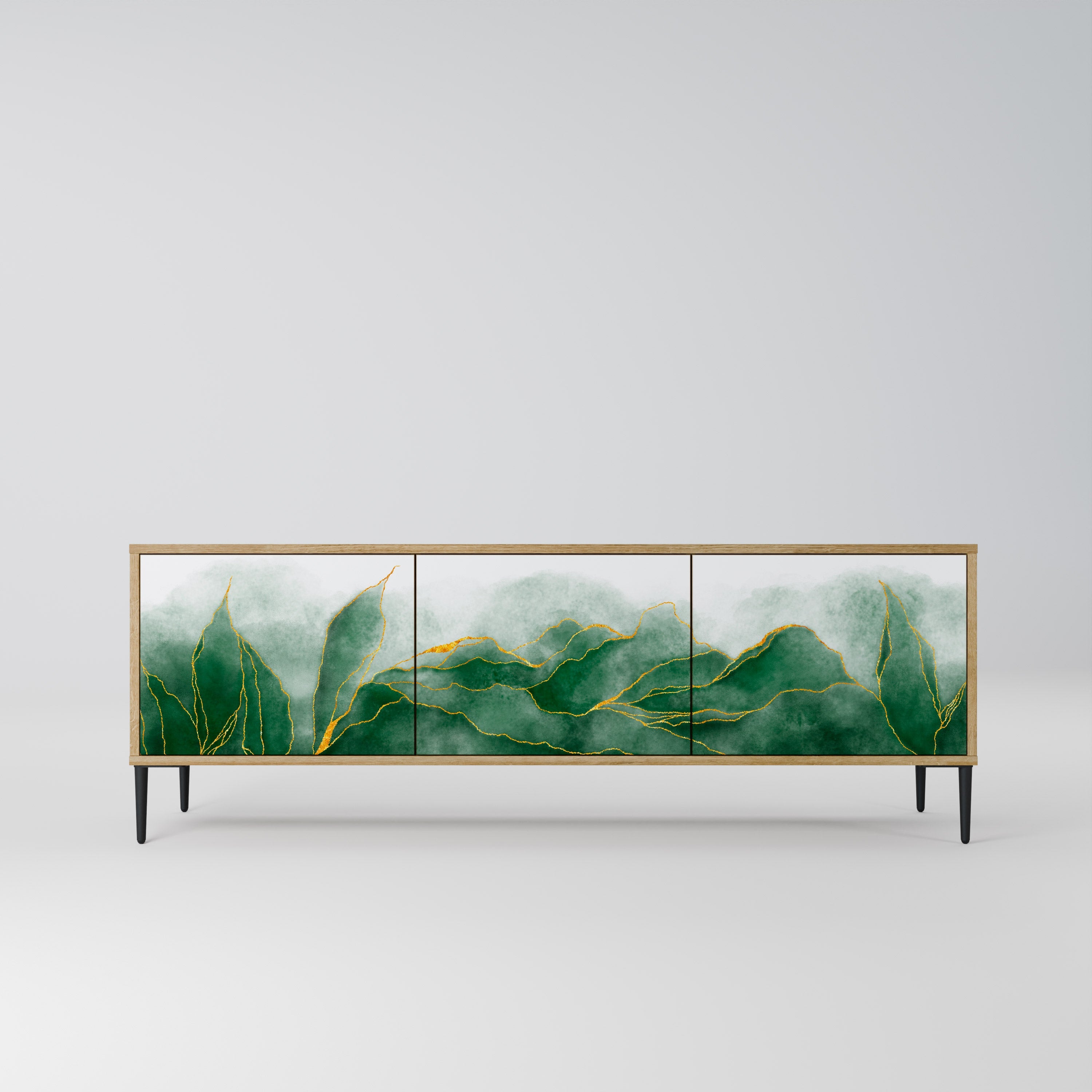 EXPENSIVE NATURE TV-Lowboard mit 3 Türen in Eiche-Optik