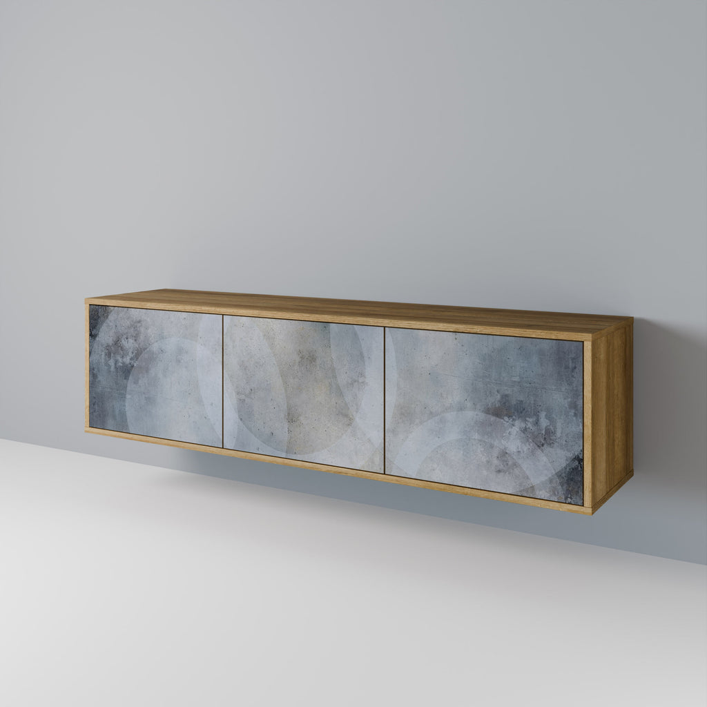 MUTED ARC TV-Lowboard mit 3 Türen in Eiche-Optik