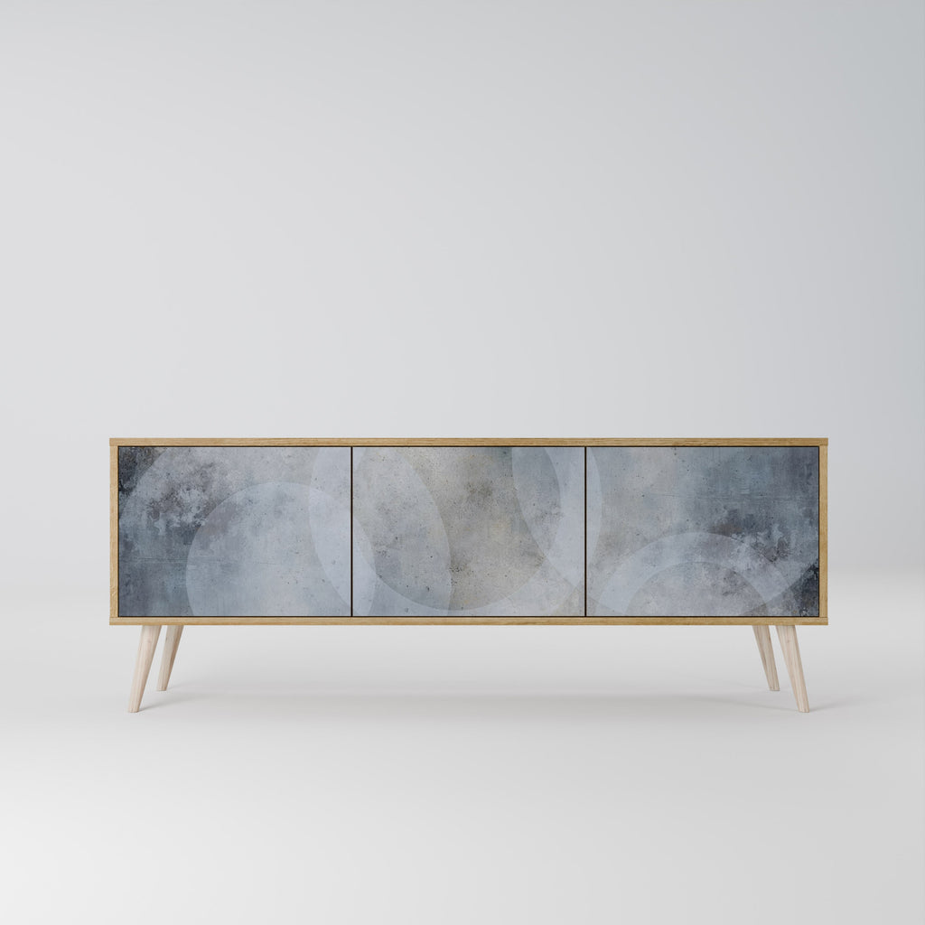 MUTED ARC TV-Lowboard mit 3 Türen in Eiche-Optik