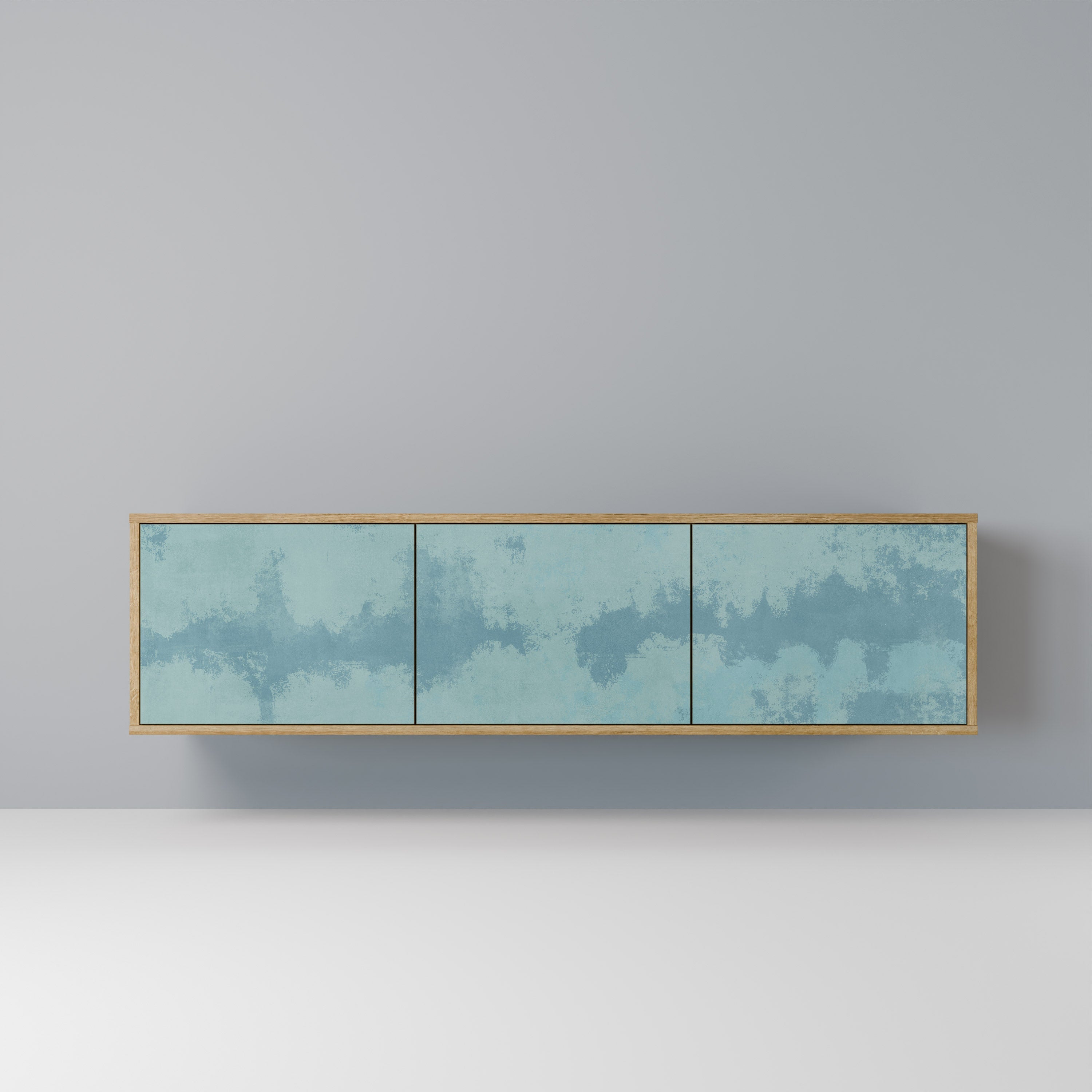 SKY WASH TV-Lowboard mit 3 Türen in Eiche-Optik