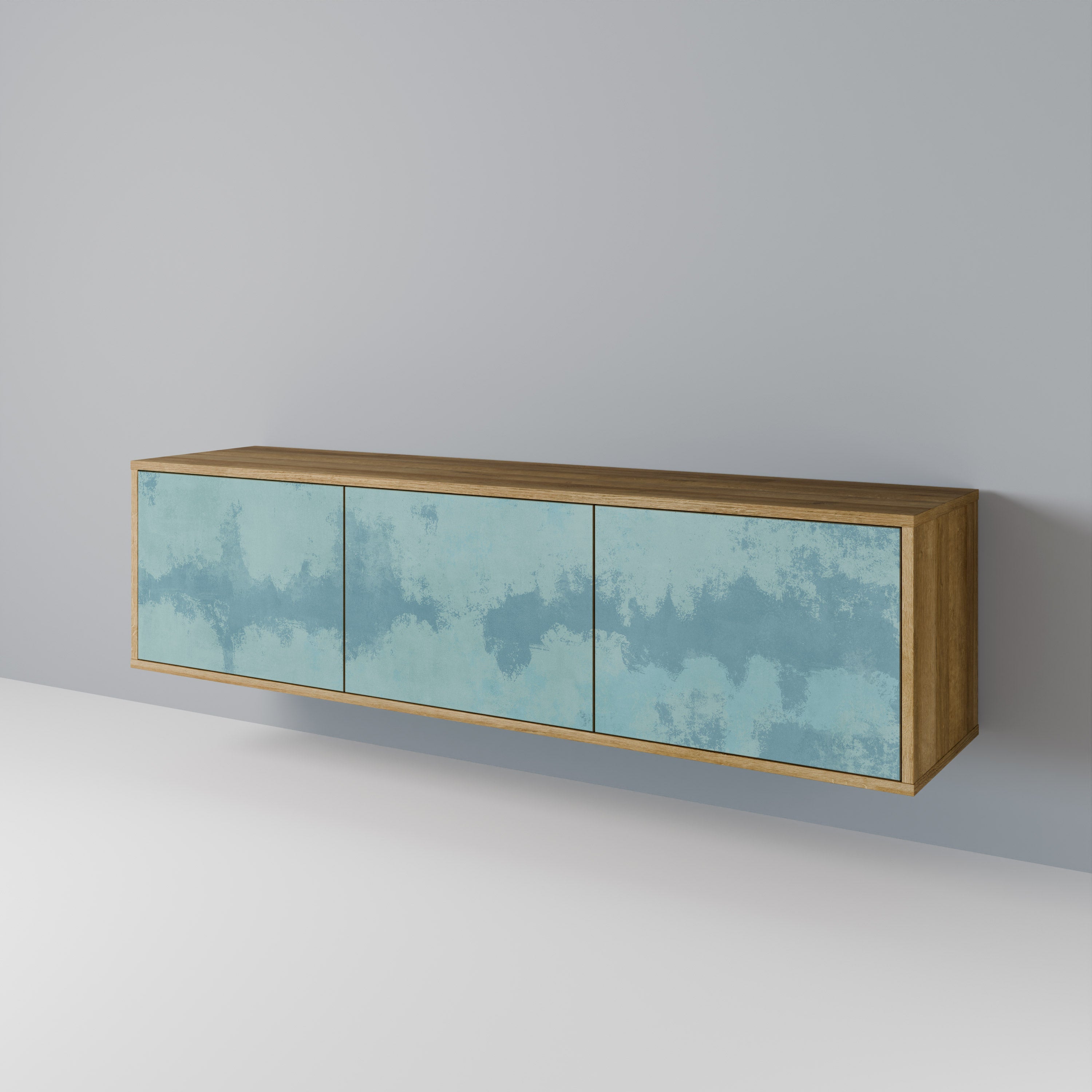 SKY WASH TV-Lowboard mit 3 Türen in Eiche-Optik