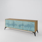 SKY WASH TV-Lowboard mit 3 Türen in Eiche-Optik