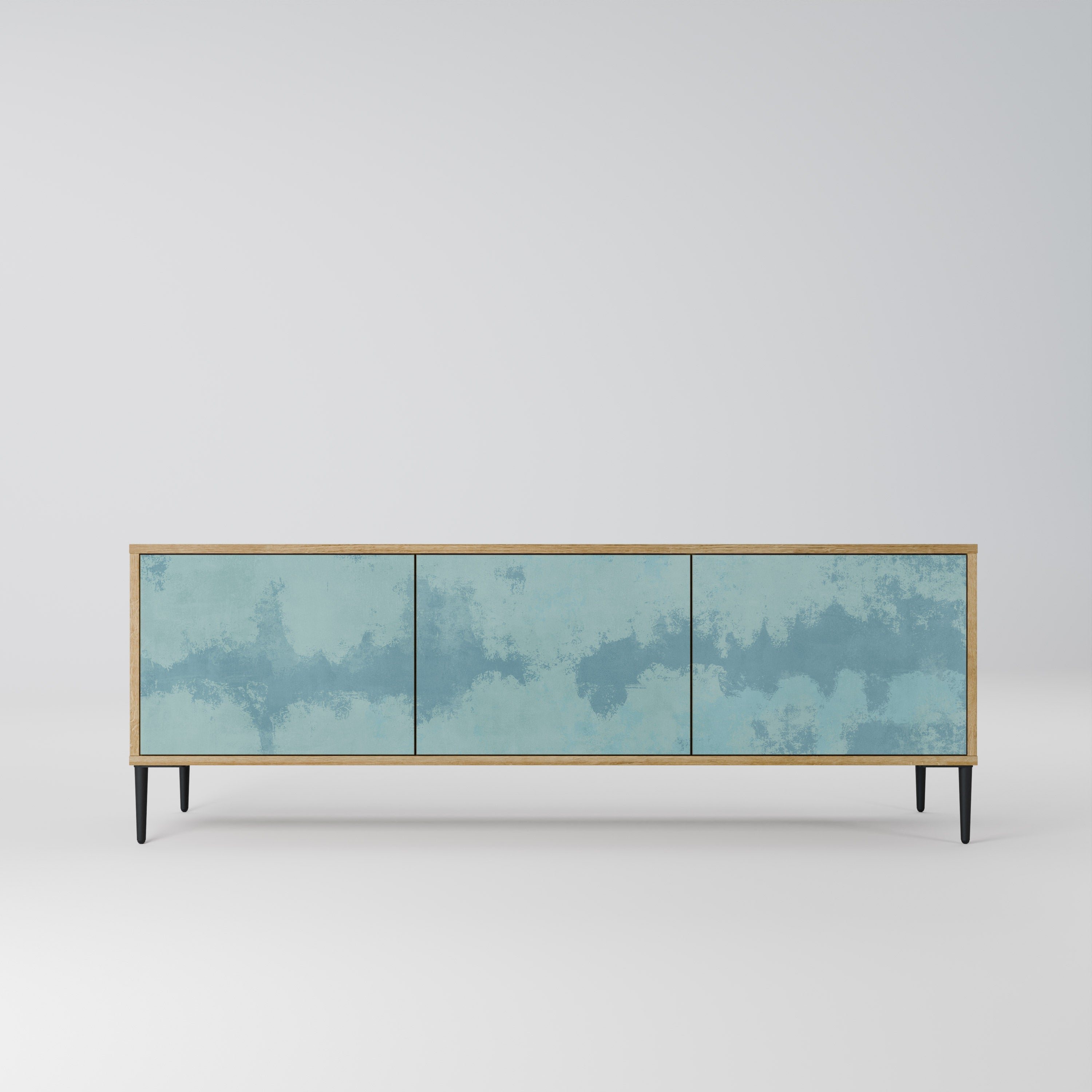 SKY WASH TV-Lowboard mit 3 Türen in Eiche-Optik