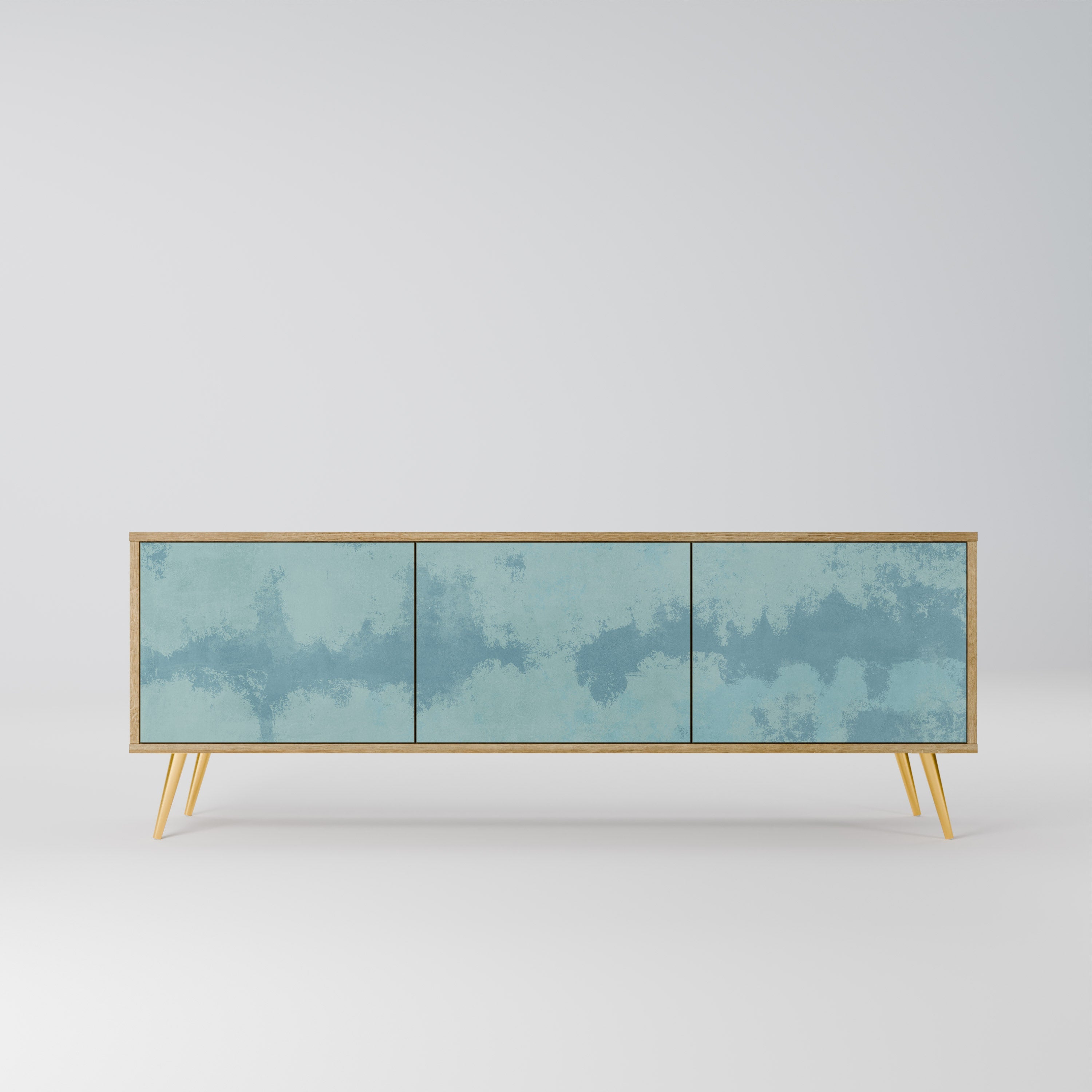 SKY WASH TV-Lowboard mit 3 Türen in Eiche-Optik