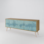 SKY WASH TV-Lowboard mit 3 Türen in Eiche-Optik