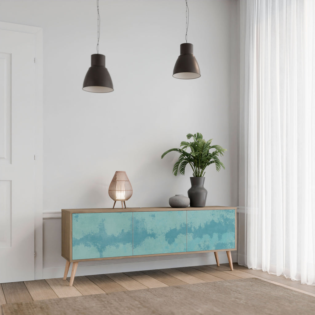 SKY WASH TV-Lowboard mit 3 Türen in Eiche-Optik