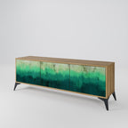 NORTHERN LIGHTS TV-Lowboard mit 3 Türen in Eiche-Optik