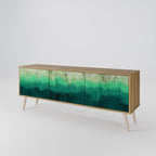 NORTHERN LIGHTS TV-Lowboard mit 3 Türen in Eiche-Optik