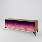 AURORA BOREALIS TV-Lowboard mit 3 Türen in Eiche-Optik