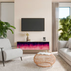 AURORA BOREALIS TV-Lowboard mit 3 Türen in Eiche-Optik