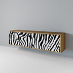 SPLENDID ZEBRA TV-Lowboard mit 3 Türen in Eiche-Optik