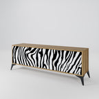 SPLENDID ZEBRA TV-Lowboard mit 3 Türen in Eiche-Optik