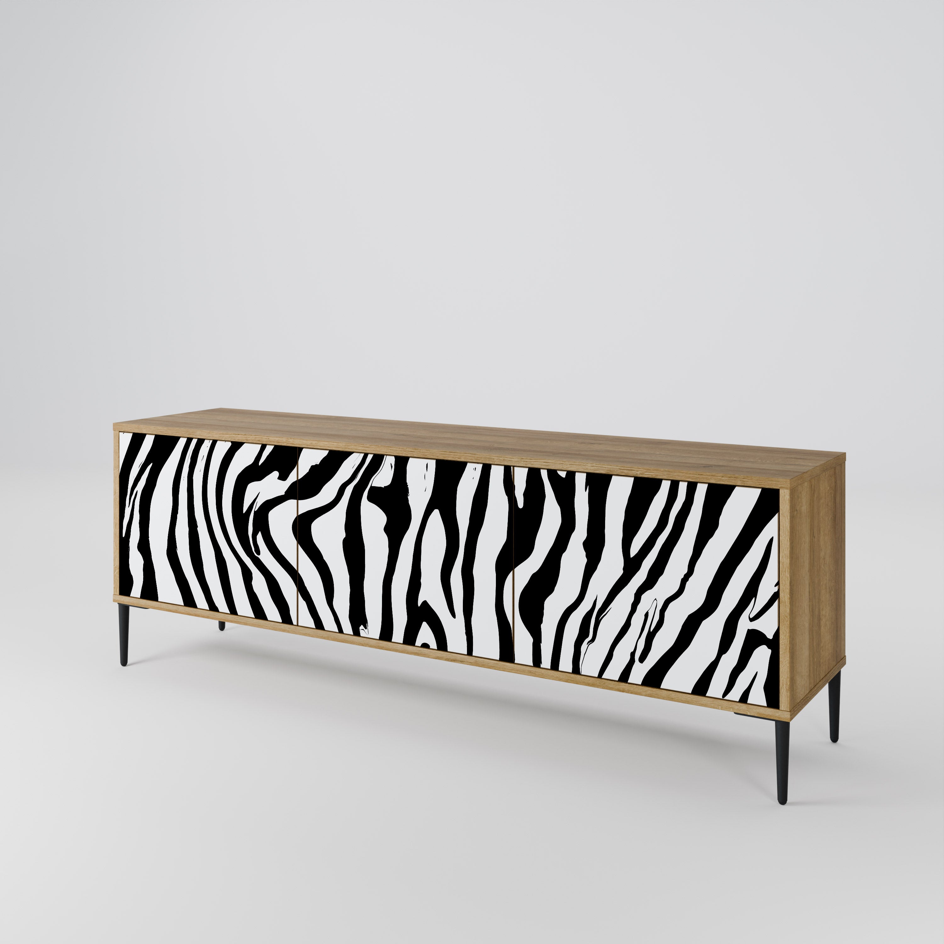 SPLENDID ZEBRA 3-Door TV Cabinet