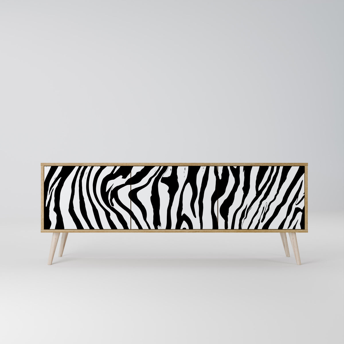 SPLENDID ZEBRA 3-türiges TV-Lowboard