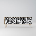 SPLENDID ZEBRA TV-Lowboard mit 3 Türen in Eiche-Optik