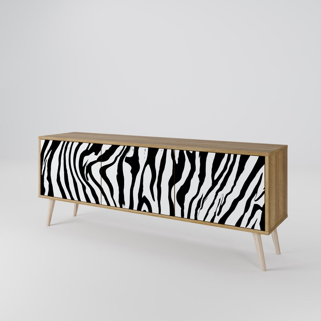 SPLENDID ZEBRA 3-türiges TV-Lowboard