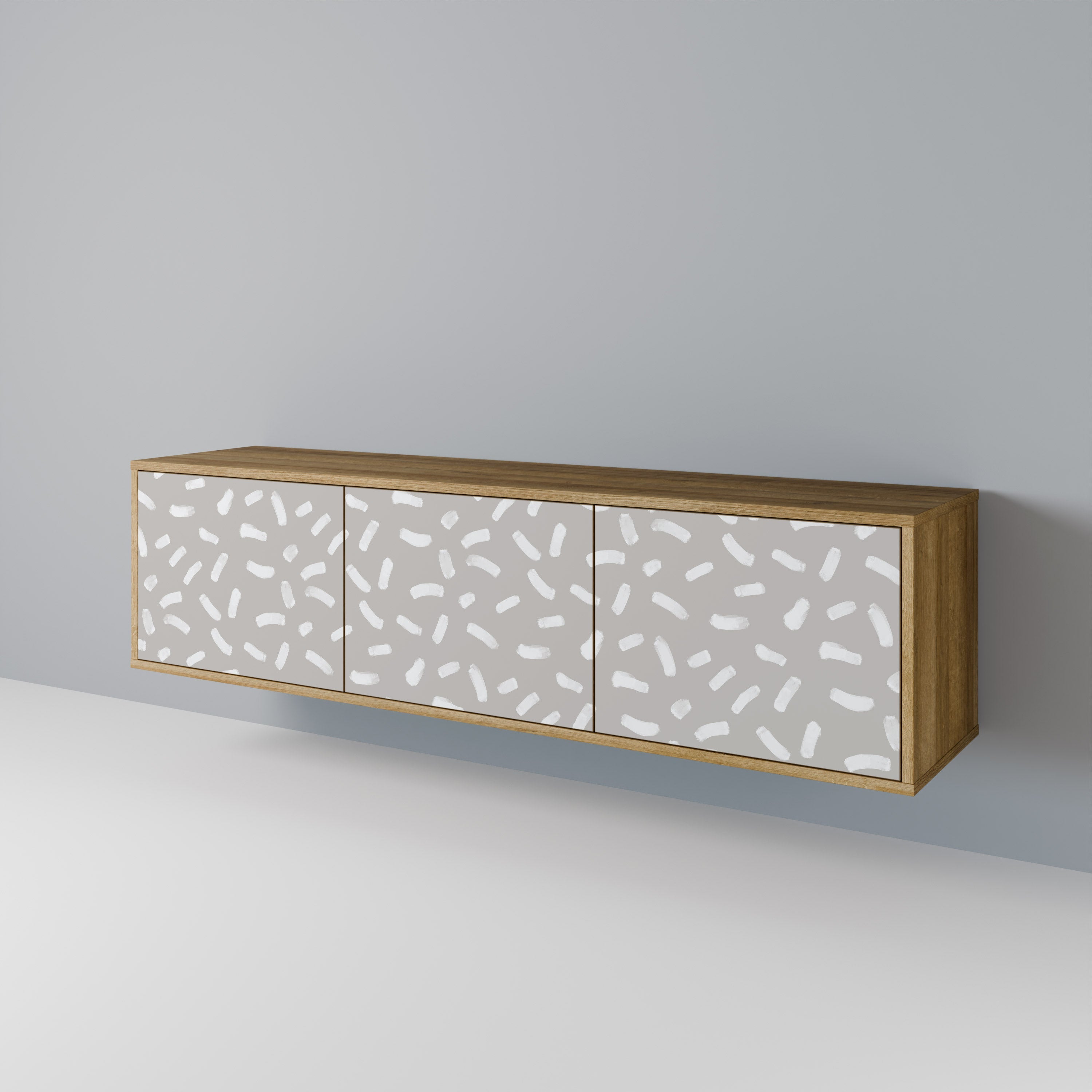 PASSING SECONDS TV-Lowboard mit 3 Türen in Eiche-Optik