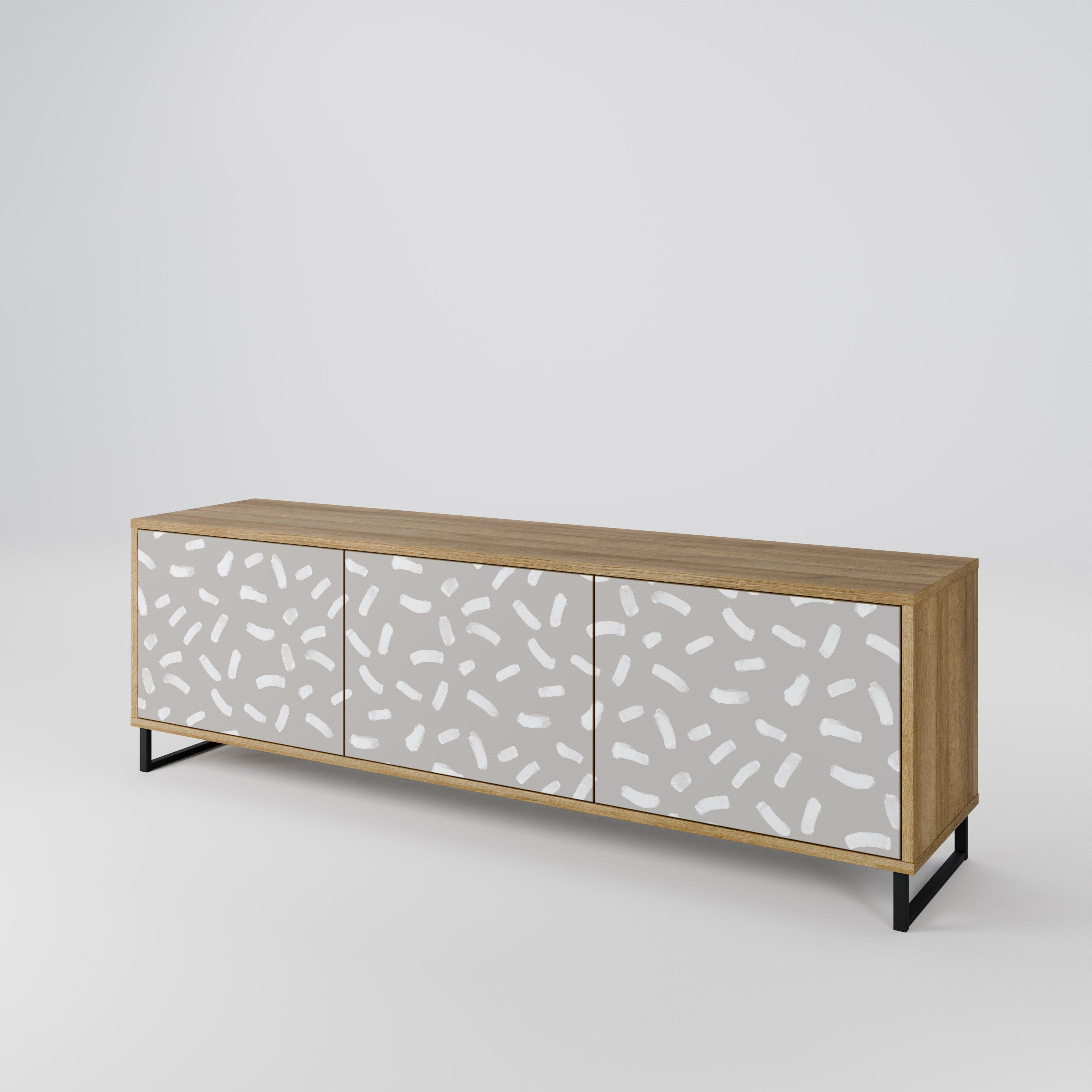 PASSING SECONDS 3-Door TV Cabinet