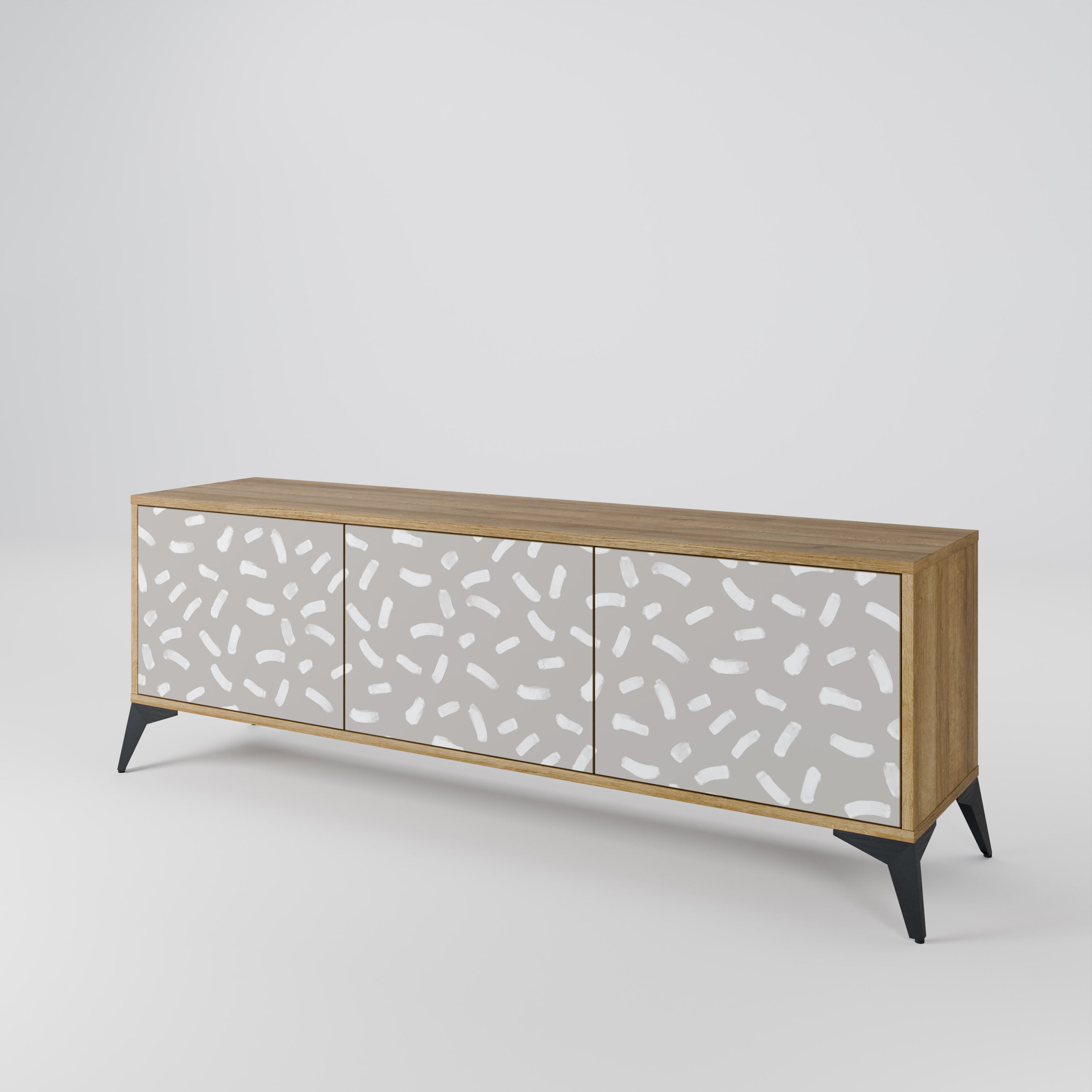 PASSING SECONDS 3-Door TV Cabinet