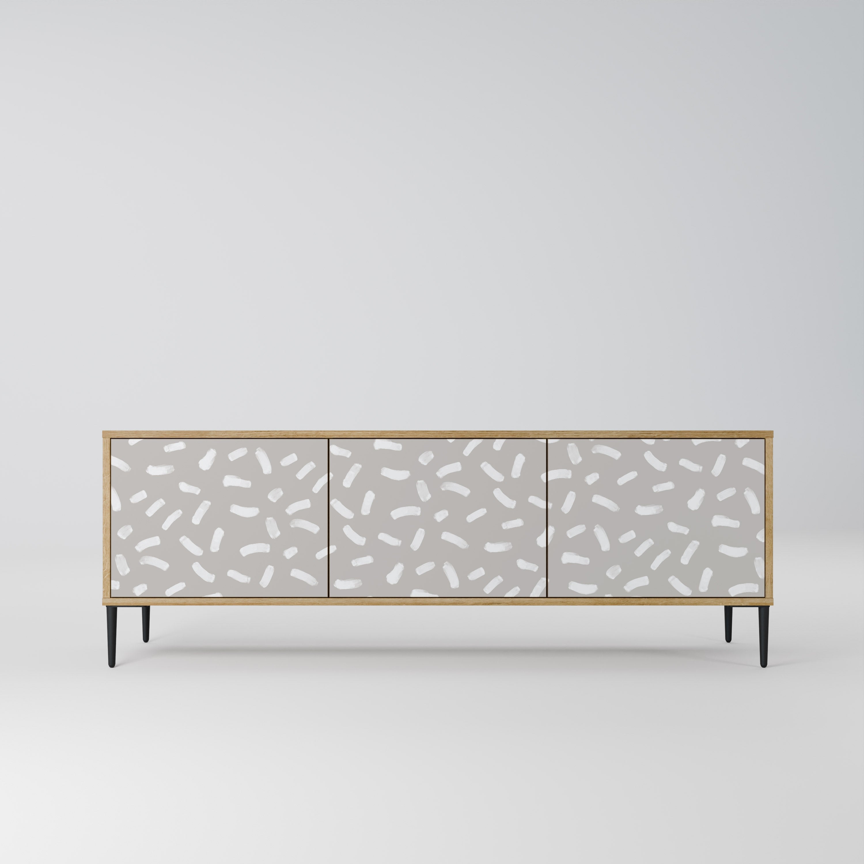 PASSING SECONDS TV-Lowboard mit 3 Türen in Eiche-Optik