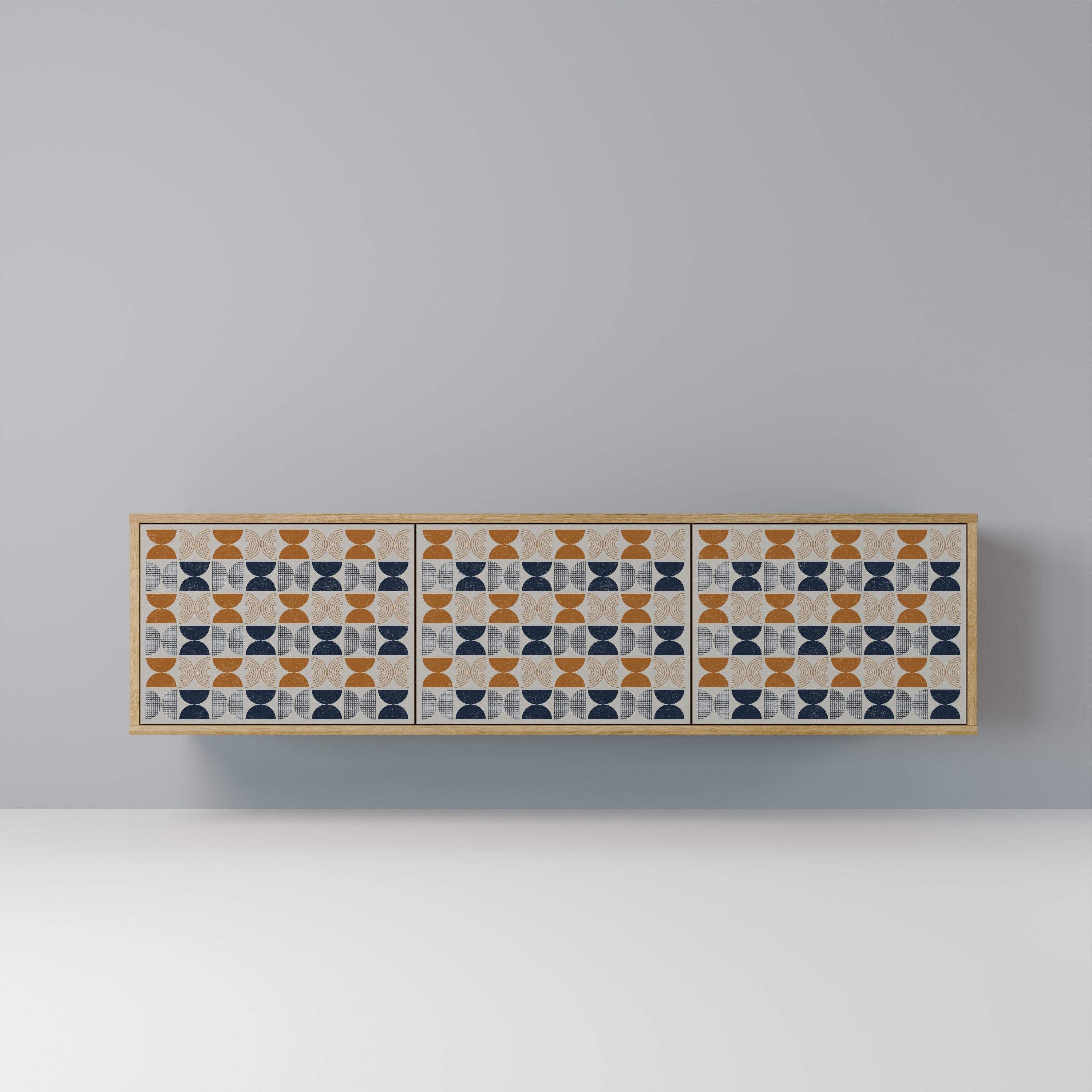 REFLECTION RANGE TV-Lowboard mit 3 Türen in Eiche-Optik