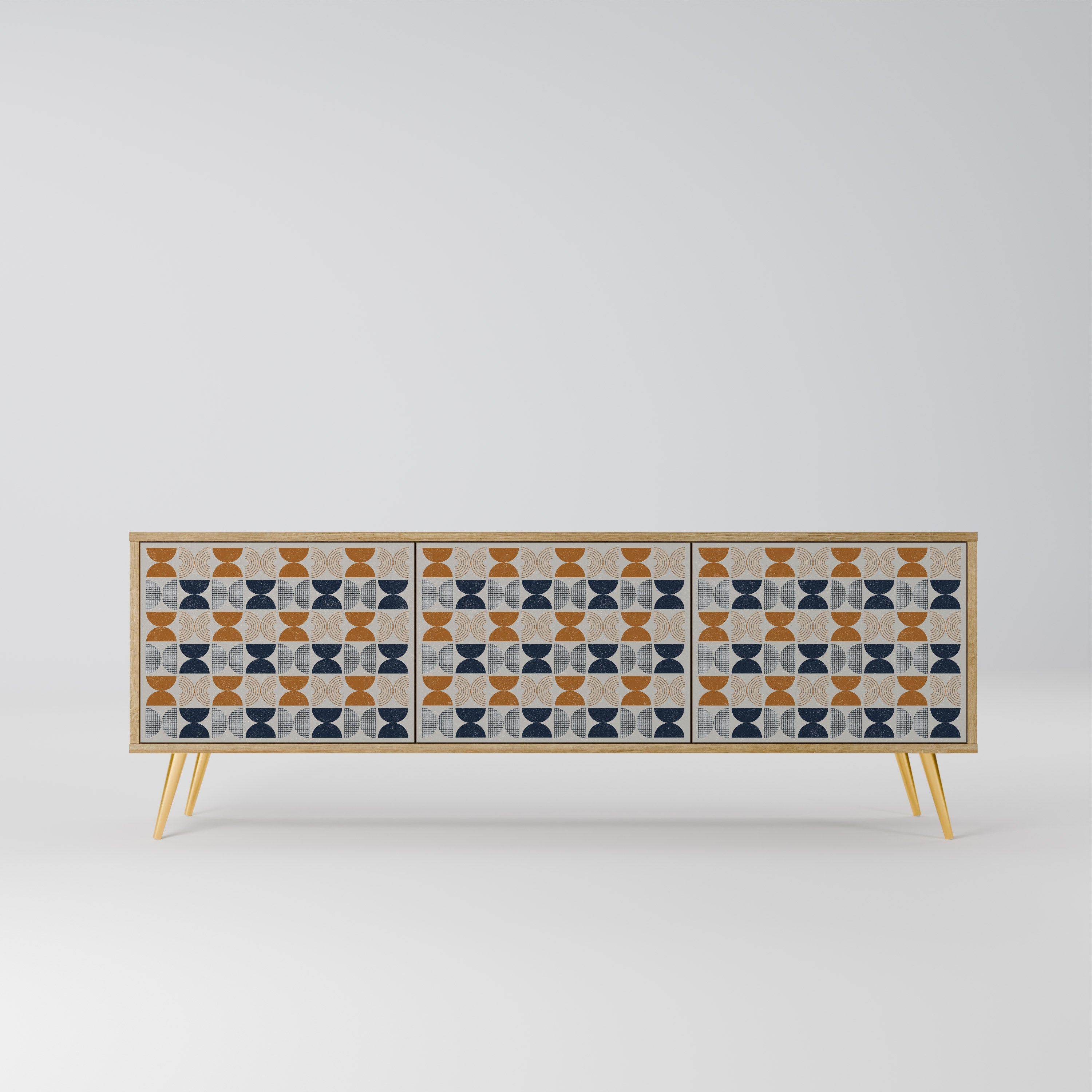 REFLECTION RANGE TV-Lowboard mit 3 Türen in Eiche-Optik