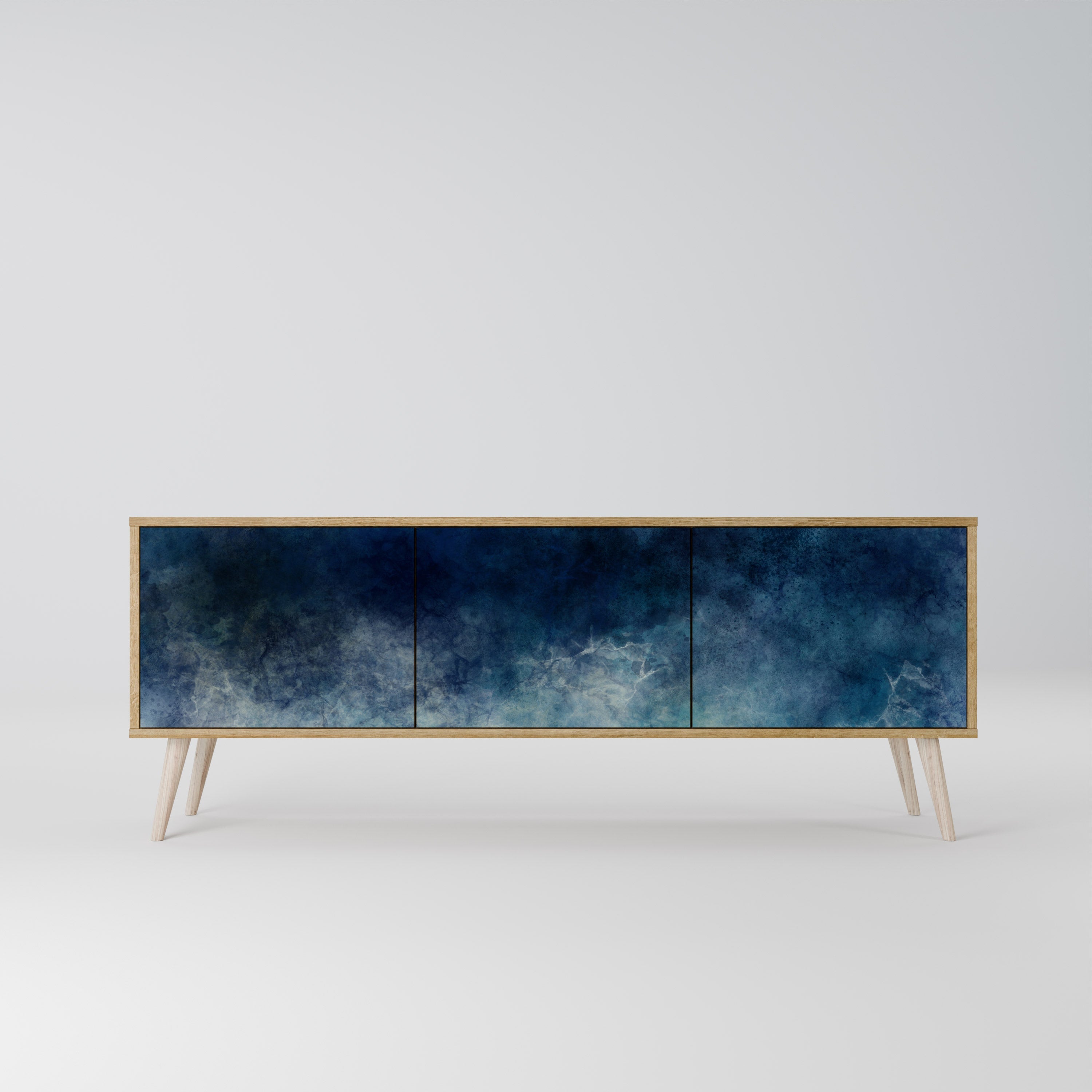 CELESTIAL FALL TV-Lowboard mit 3 Türen in Eiche-Optik