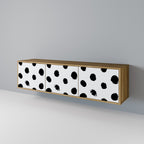 SLIPPING MINUTES TV-Lowboard mit 3 Türen in Eiche-Optik