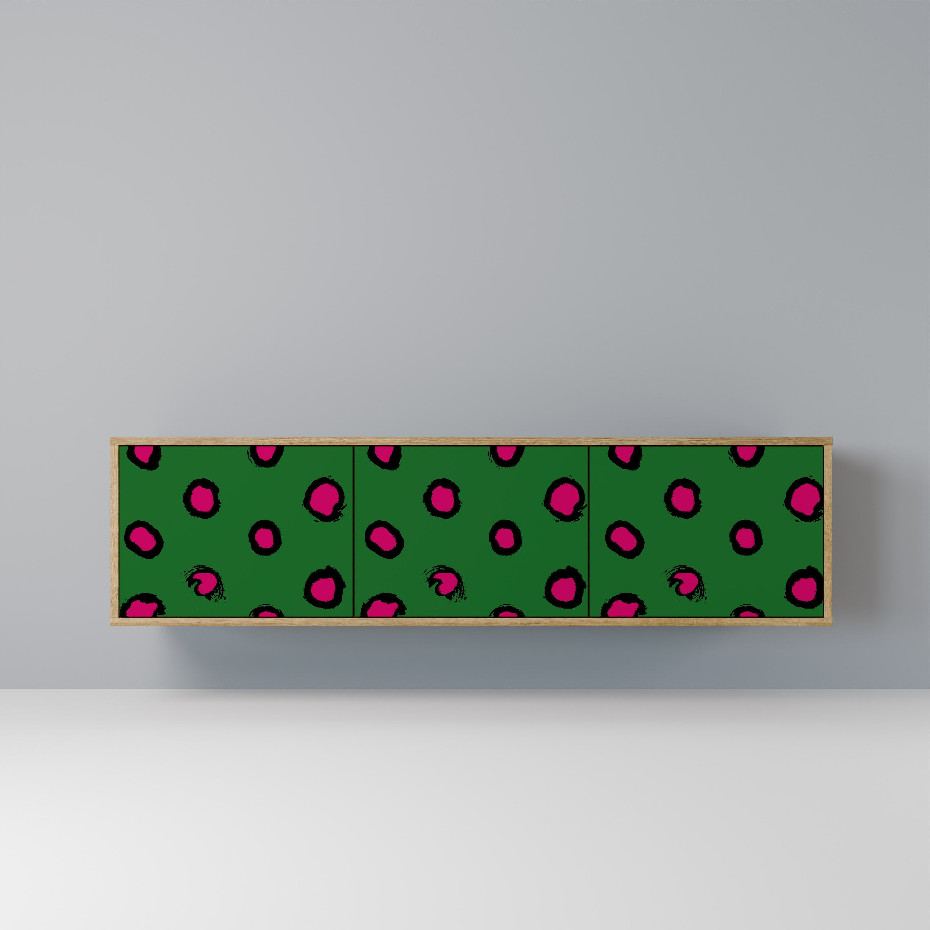 FUNKY SPOTS TV-Lowboard mit 3 Türen in Eiche-Optik