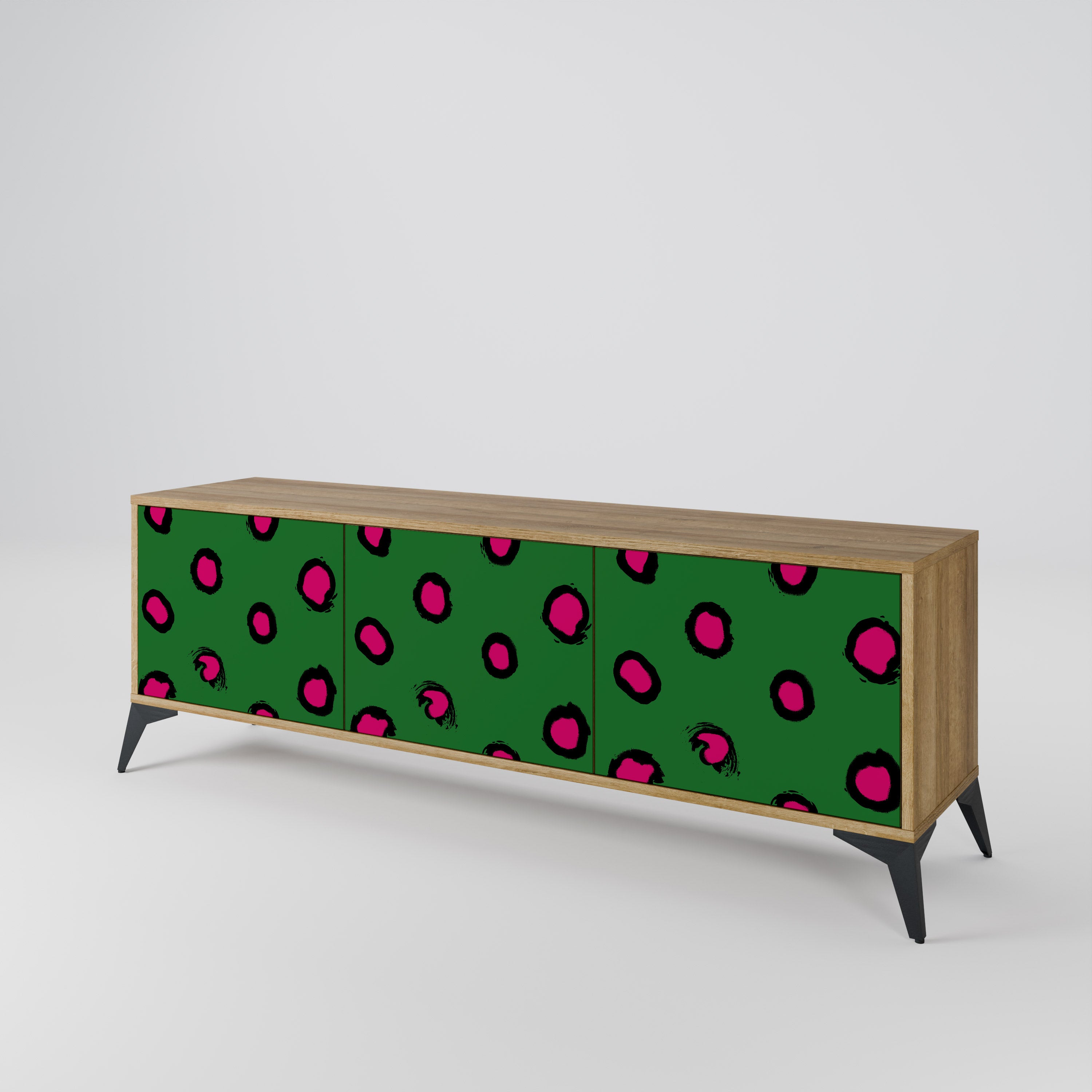 FUNKY SPOTS 3-Door TV Cabinet