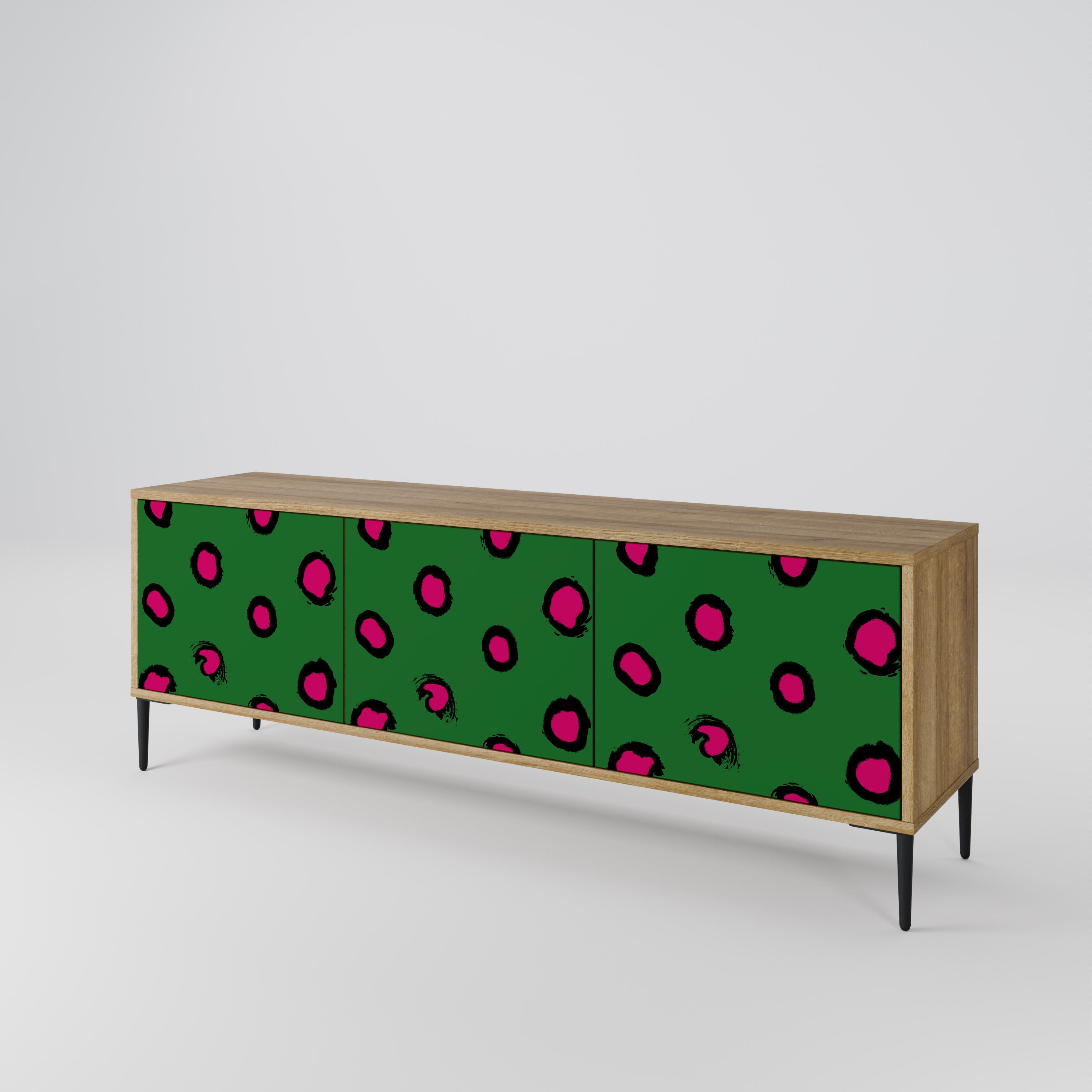 FUNKY SPOTS 3-Door TV Cabinet