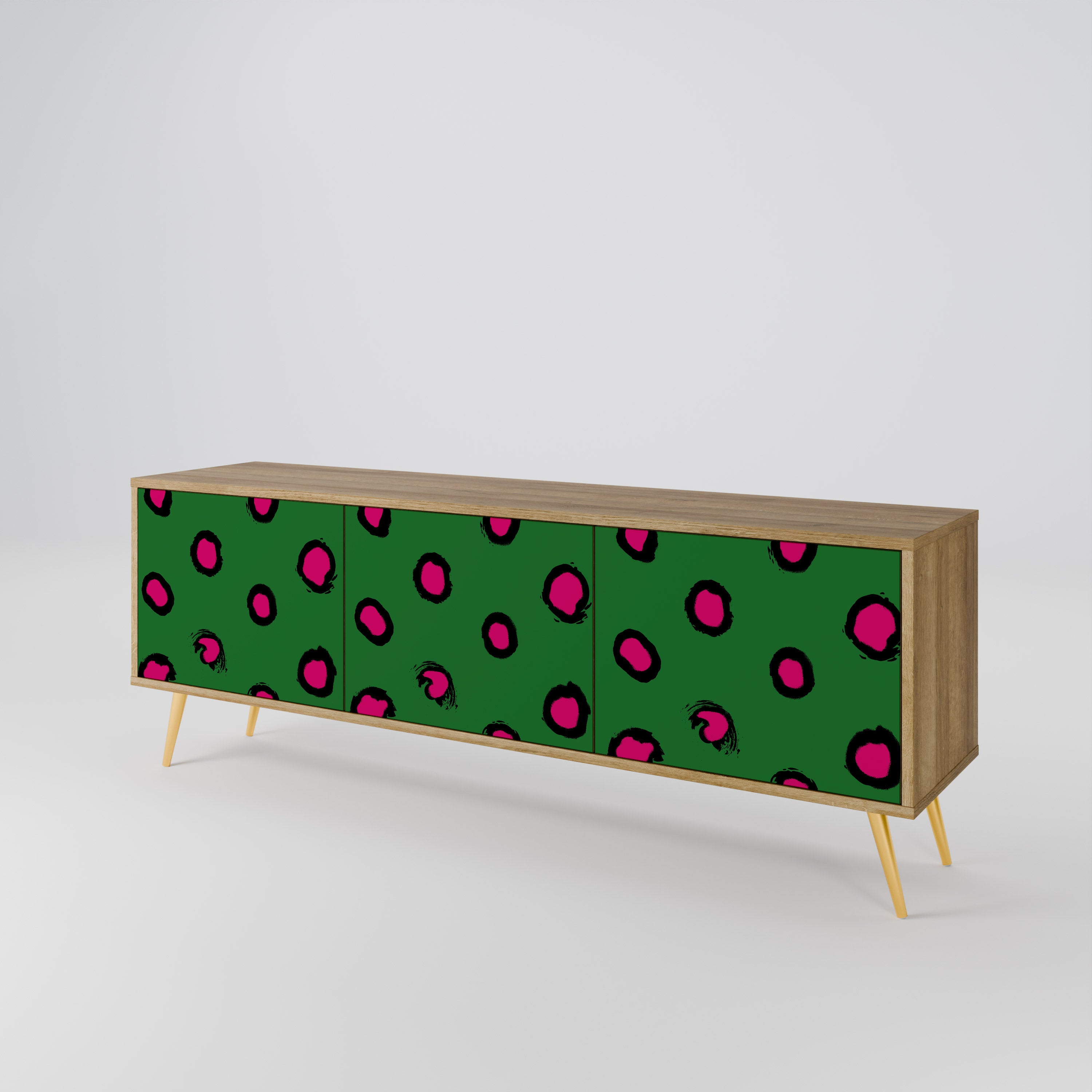 FUNKY SPOTS 3-Door TV Cabinet