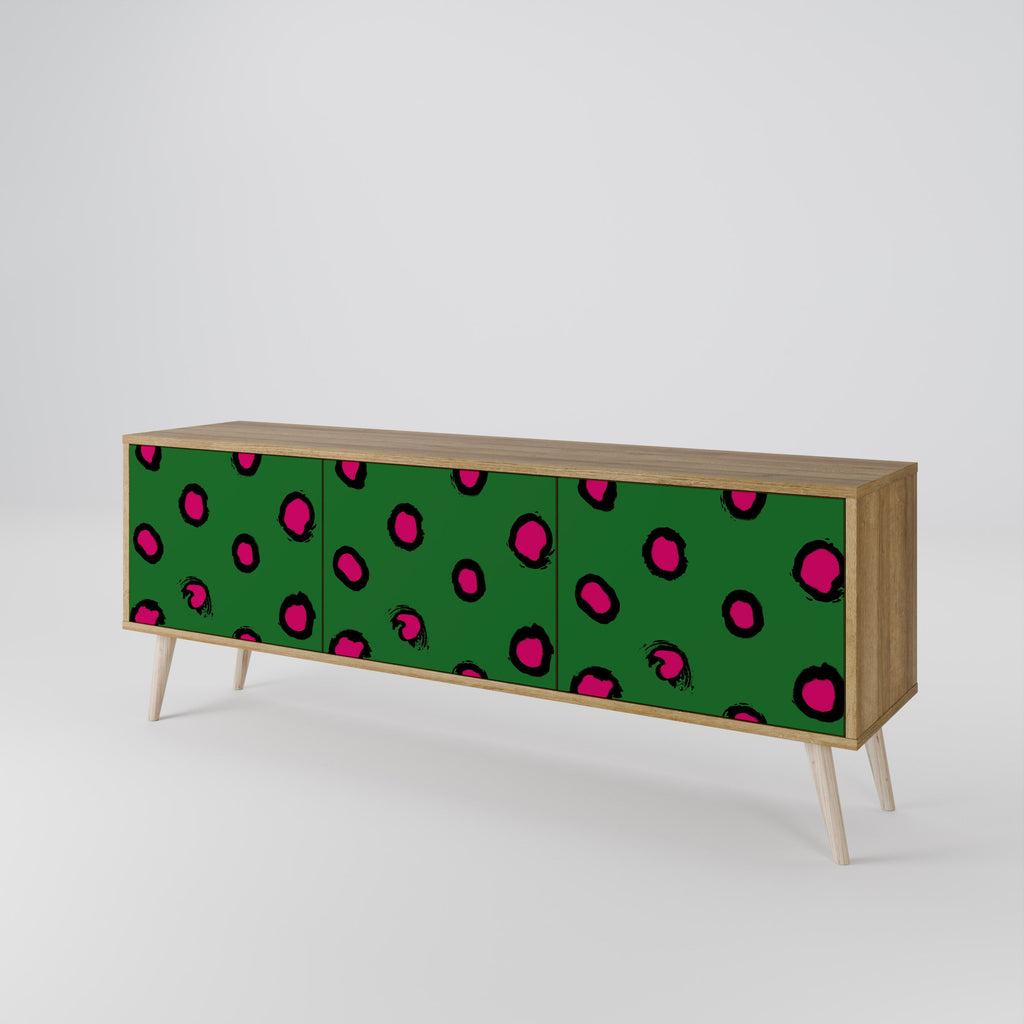 FUNKY SPOTS TV-Lowboard mit 3 Türen in Eiche-Optik