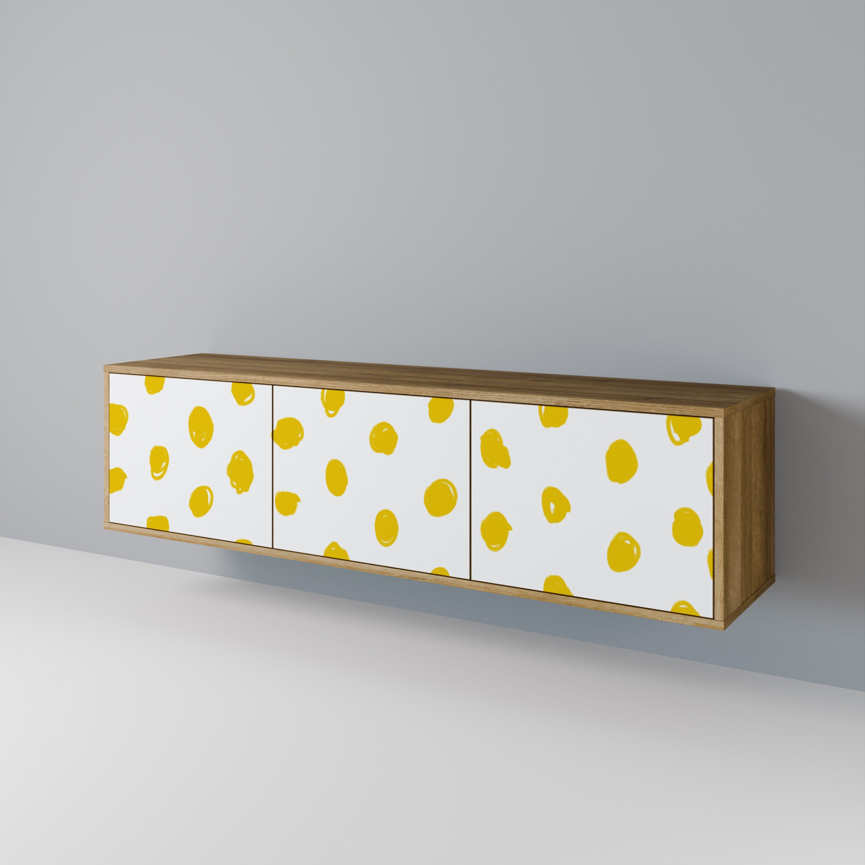 RADIANT REVERIE TV-Lowboard mit 3 Türen in Eiche-Optik