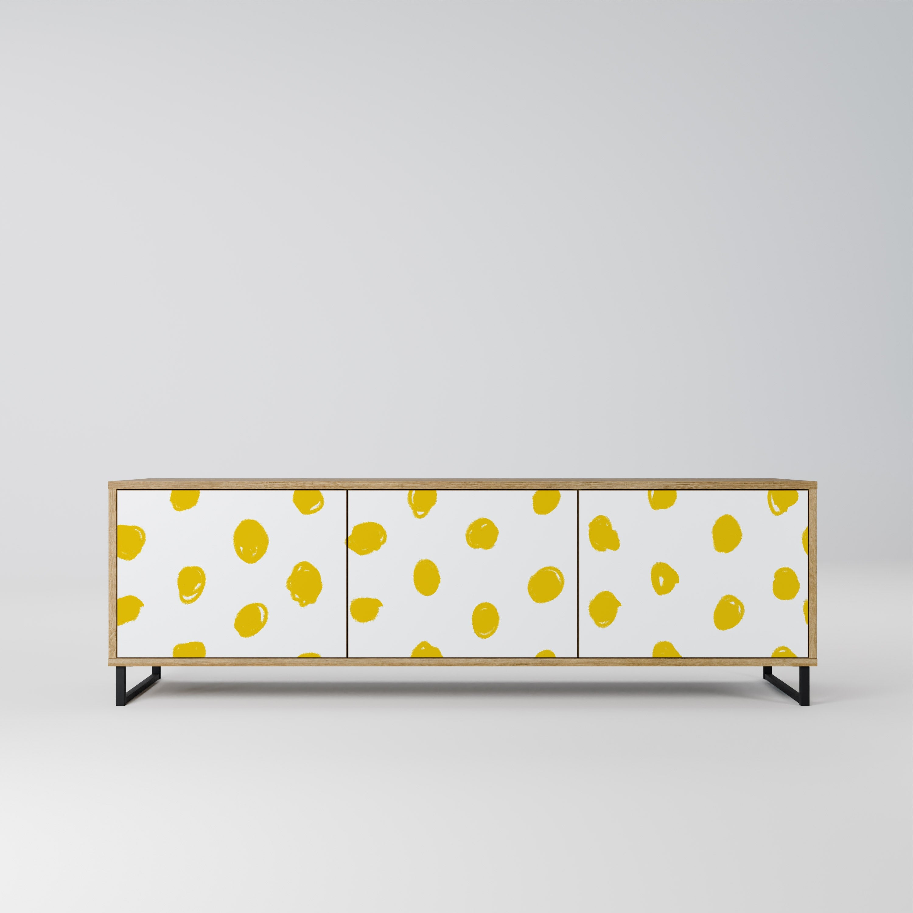 RADIANT REVERIE TV-Lowboard mit 3 Türen in Eiche-Optik