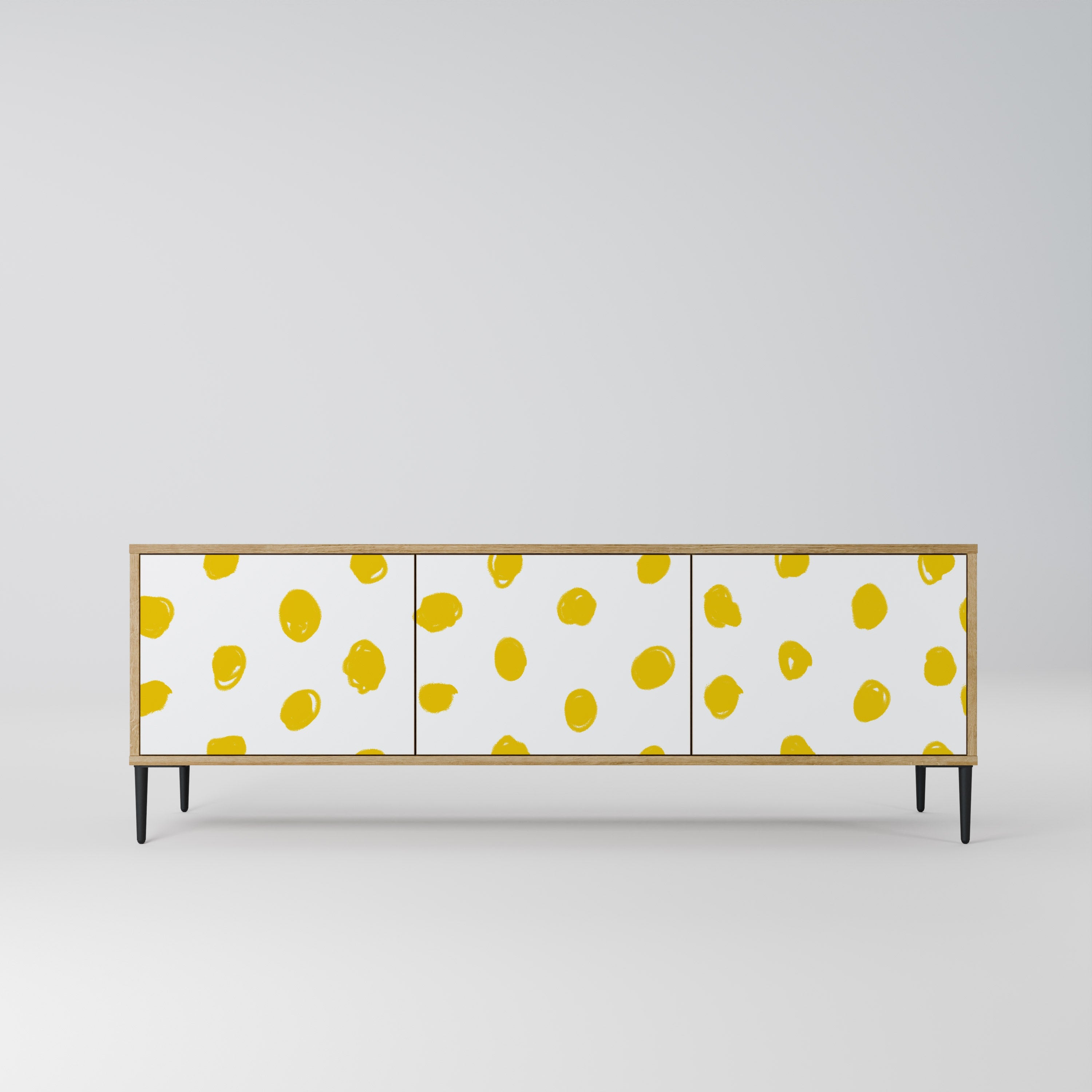 RADIANT REVERIE TV-Lowboard mit 3 Türen in Eiche-Optik