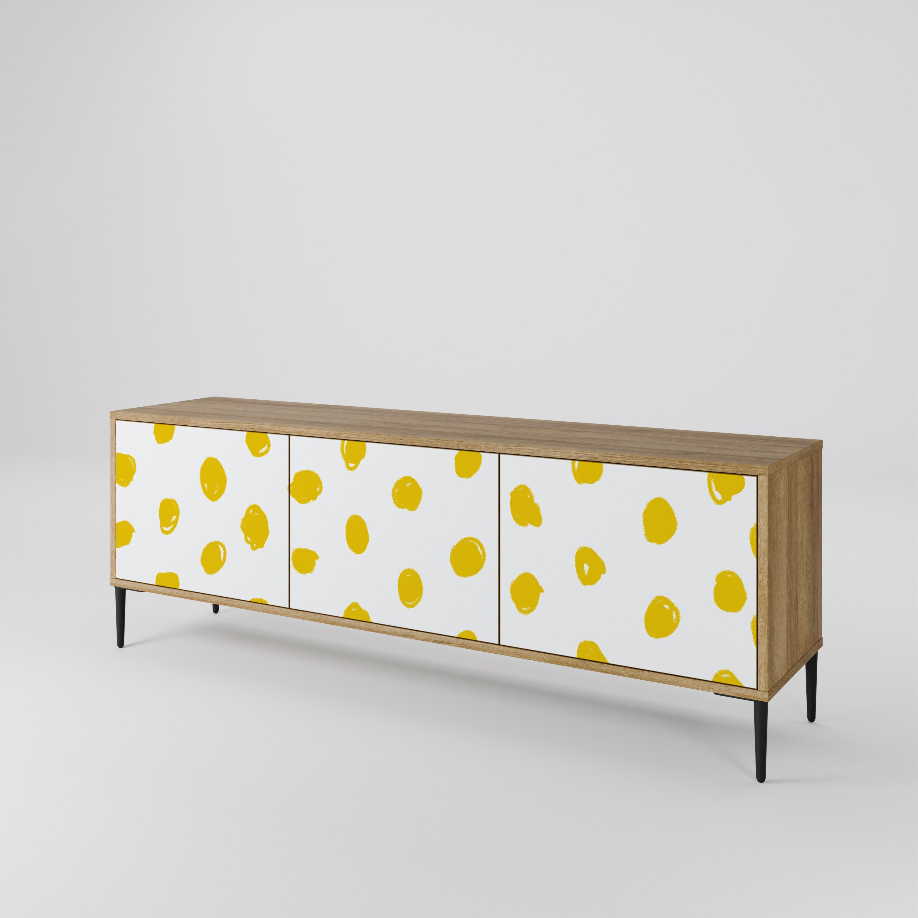 RADIANT REVERIE TV-Lowboard mit 3 Türen in Eiche-Optik