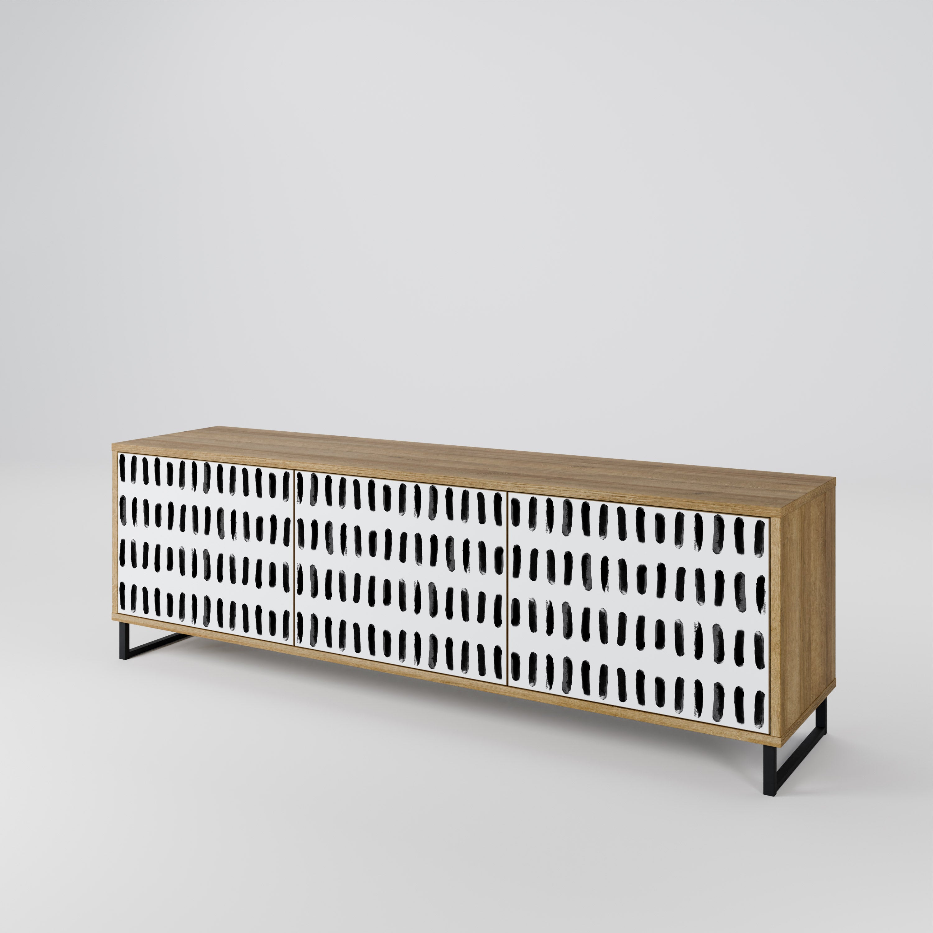 NIGHTY MELODIES 3-Door TV Cabinet