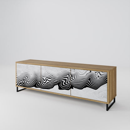 MONOCHROME MIRAGE 3-türiges TV-Lowboard