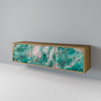 ABSTRACT ALCHEMY TV-Lowboard mit 3 Türen in Eiche-Optik