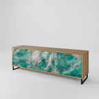 ABSTRACT ALCHEMY TV-Lowboard mit 3 Türen in Eiche-Optik