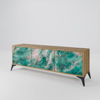 ABSTRACT ALCHEMY TV-Lowboard mit 3 Türen in Eiche-Optik