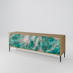 ABSTRACT ALCHEMY TV-Lowboard mit 3 Türen in Eiche-Optik