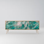 ABSTRACT ALCHEMY TV-Lowboard mit 3 Türen in Eiche-Optik