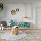 ABSTRACT ALCHEMY TV-Lowboard mit 3 Türen in Eiche-Optik